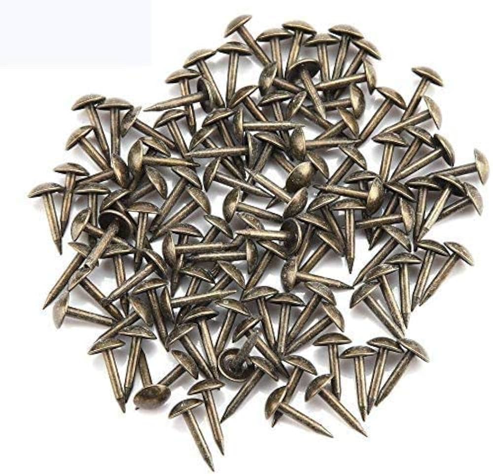 Amazon.co.jp: 100PCS 太鼓鋲 ステープルズ スタッズ ピン